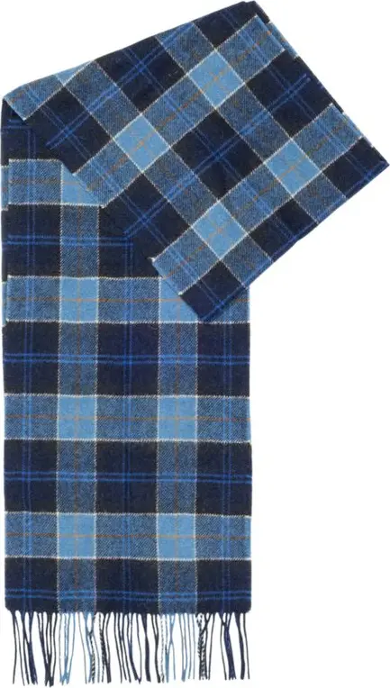 Blue Wool Scarf
