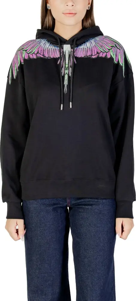 Black Cotton Hoodie