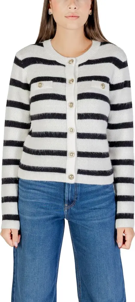 White Marabou Cardigan