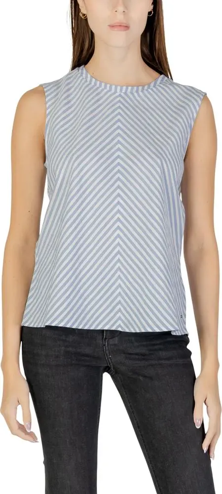 Blue Cotton Tank Tops