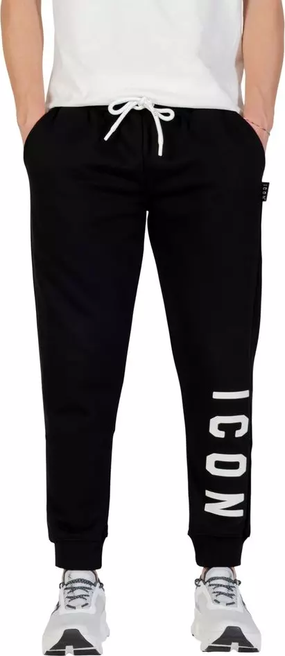 Black Cotton Joggers (Workout Pants)