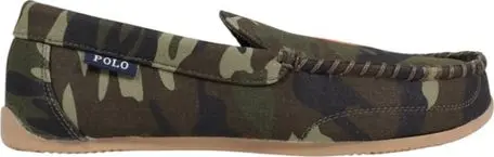 Green Textile Slippers