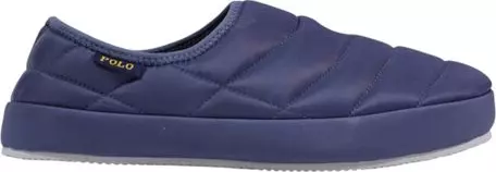 Blue Textile Slippers