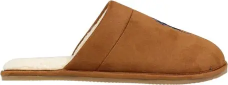 Brown Textile Slippers