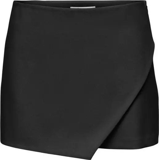Black Polyester Shorts