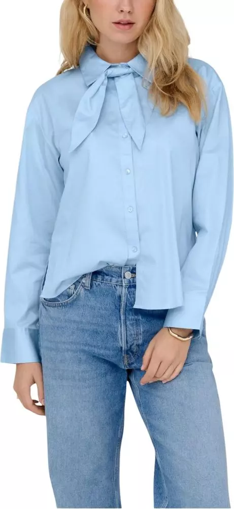 Blue Cotton Blouse