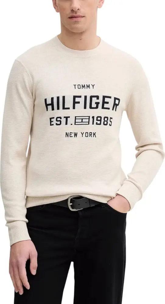 Beige Organic Cotton Sweatshirt