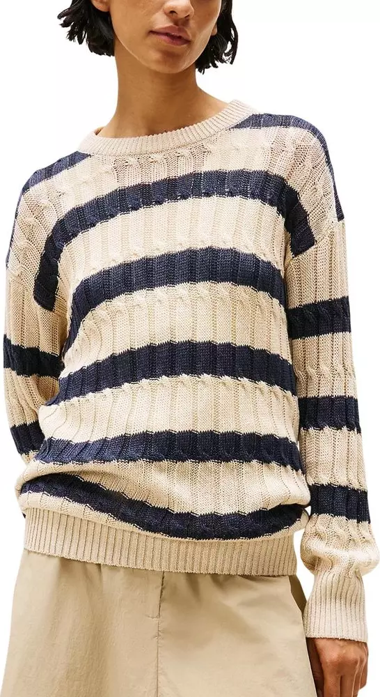 Beige Linen Sweatshirt