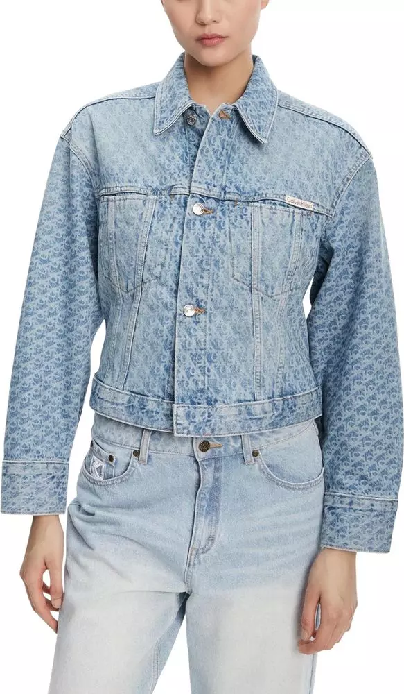 Light Blue Cotton Denim Jacket