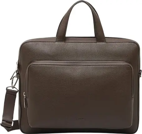 Brown Polyethylene Briefcase