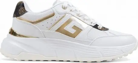White Polyethylene Chunky Sneakers