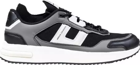 Bicolor Polyester Athletic Sneakers