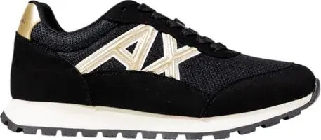 Bicolor Polyester Athletic Sneakers