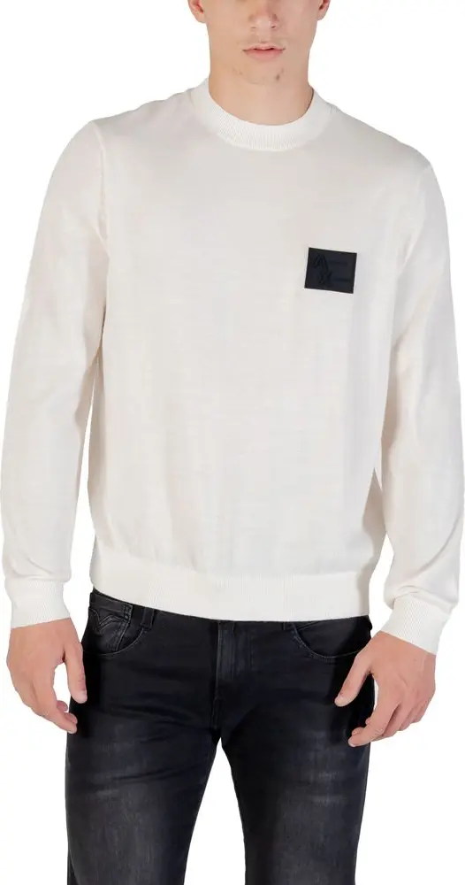 White Marabou Sweatshirt
