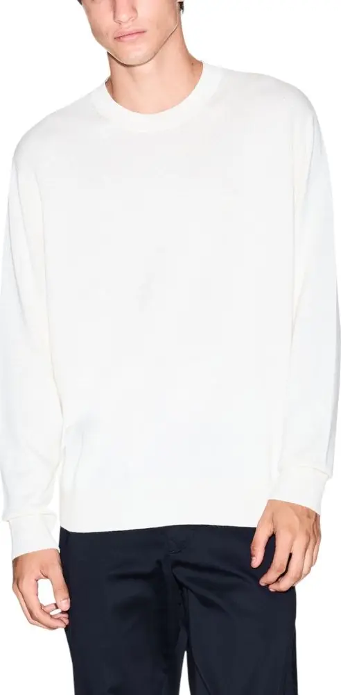 Cream Viscose Sweatshirt