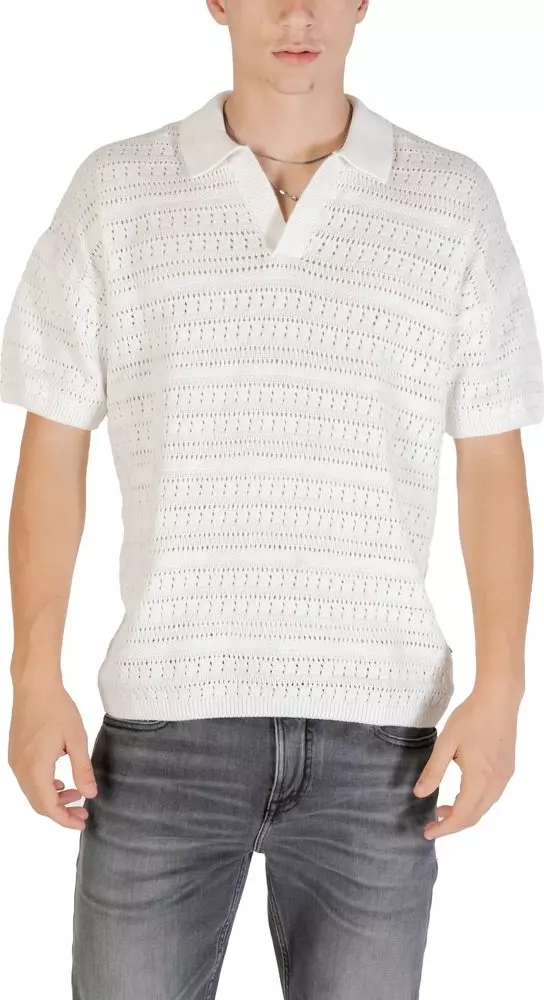 White Cotton Shortsleeve Shirt