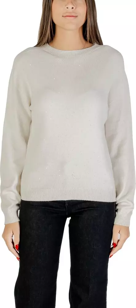 White Viscose Sweatshirt