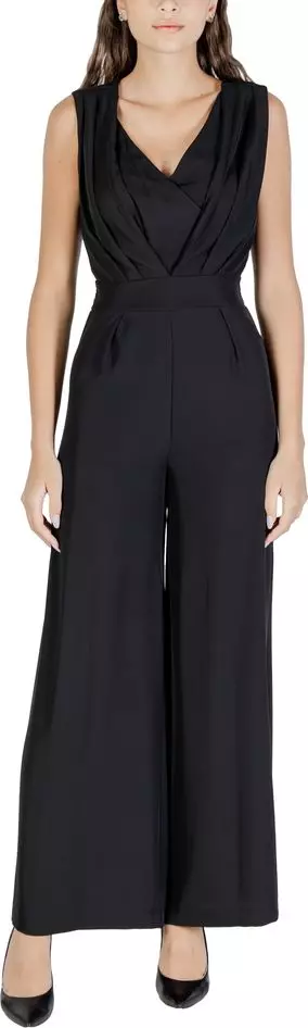 Black Polyester Jumpsuit
