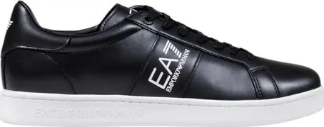 Black And White Leather Sneakers