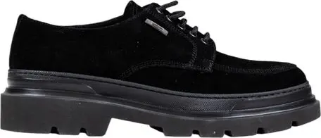 Black Leather Oxfords And Derbies