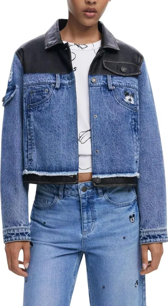 Blue Cotton Denim Jacket