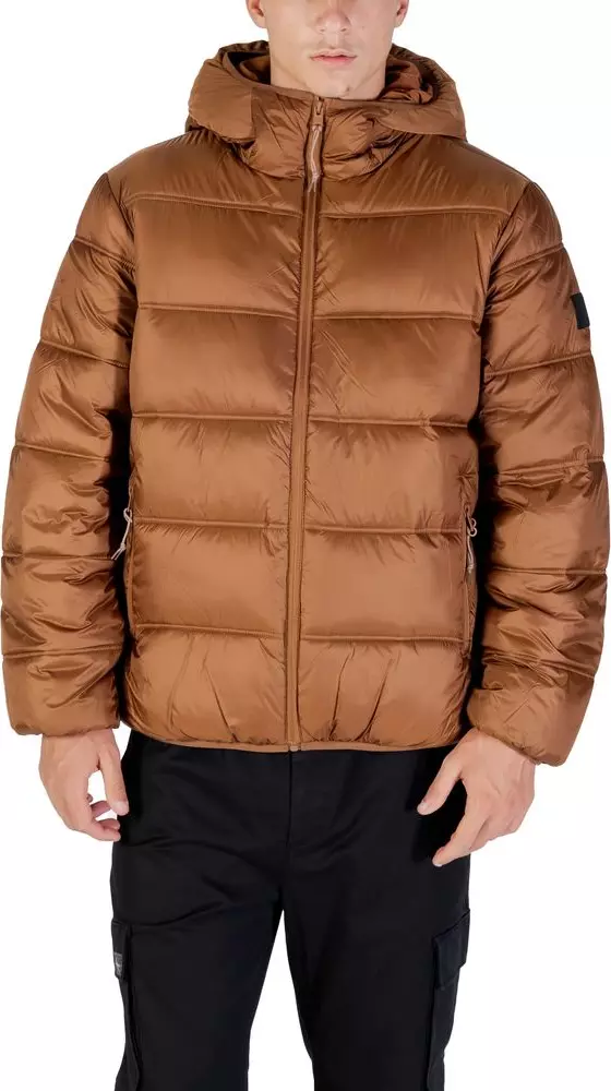 Brown Polyamide Coat