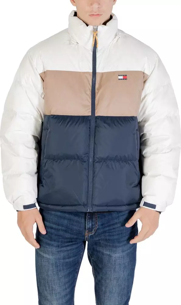 Cream Recycled Polyester Bomber