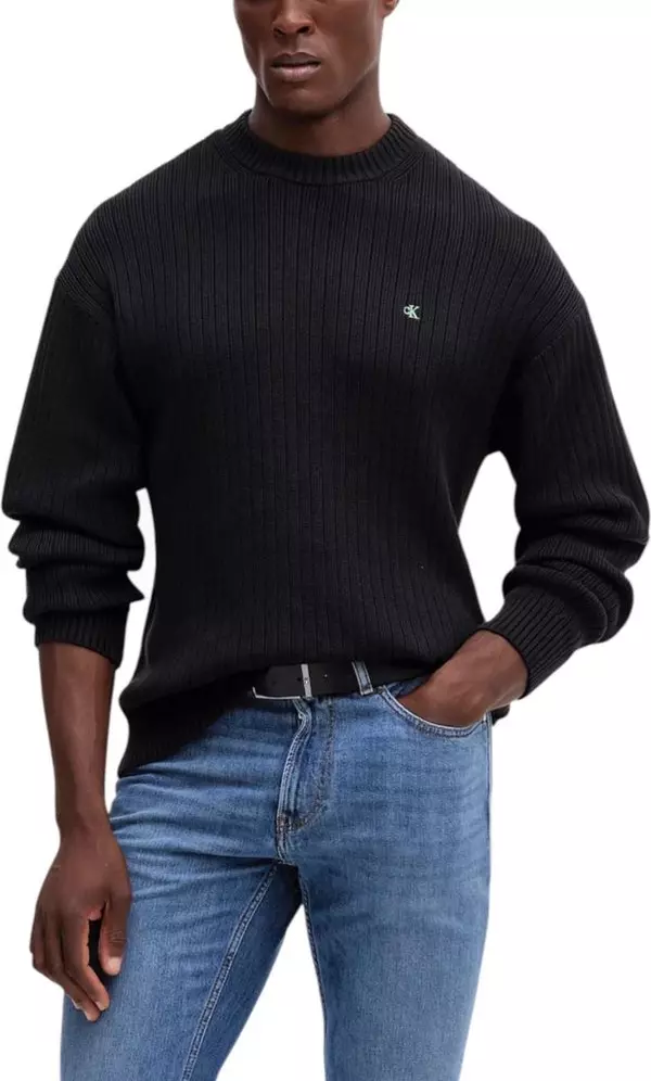 Black Cotton Sweatshirt