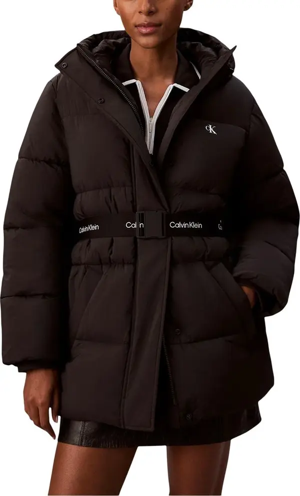 Black Polyamide Coat