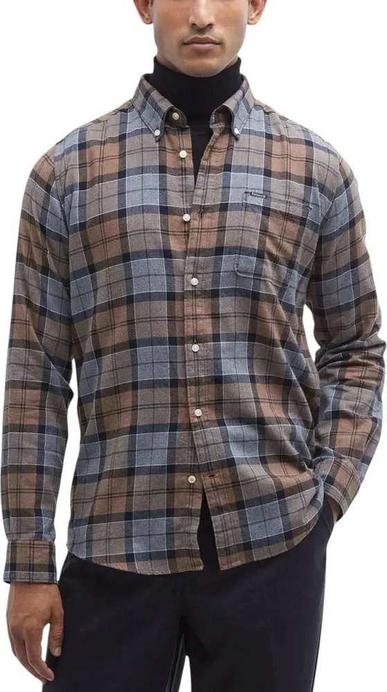 Beige Cotton Pattern Shirt