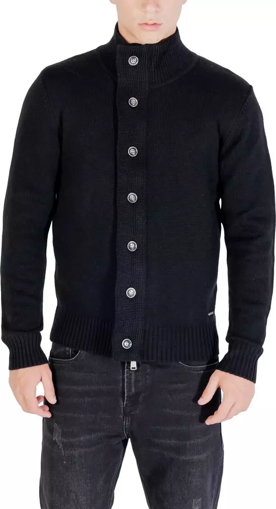 Black Marabou Sweatshirt