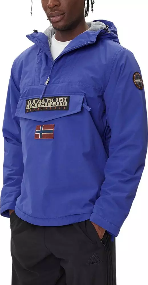 Blue Polyamide Shell Jacket