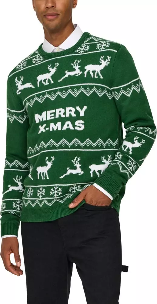 Bicolor Marabou Sweatshirt