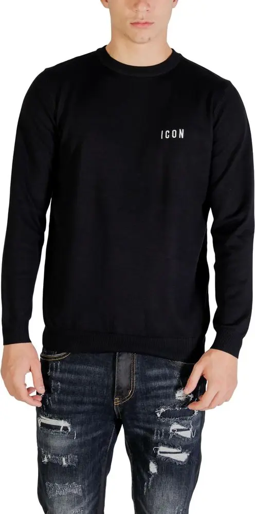 Black Viscose Sweatshirt