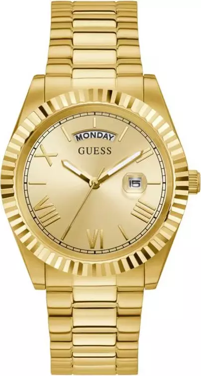 Gold Stainless Steel Dress Watch
