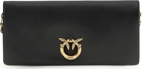 Black Calf Leather Bos Taurus Clutch Bag