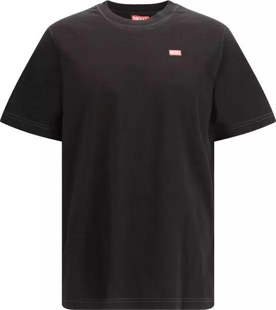 Black Cotton T-Shirt