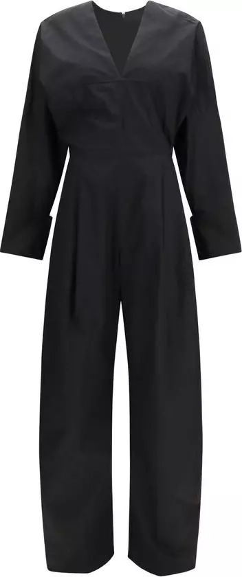 Black Cotton Jumpsuit