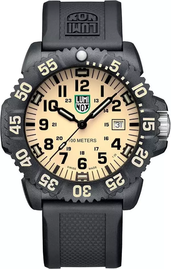 Black Resin Sport Watch