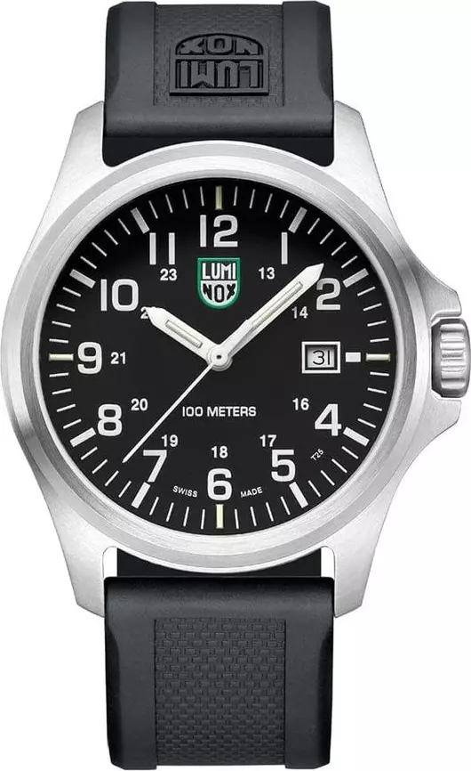 Black Resin Dress Watch
