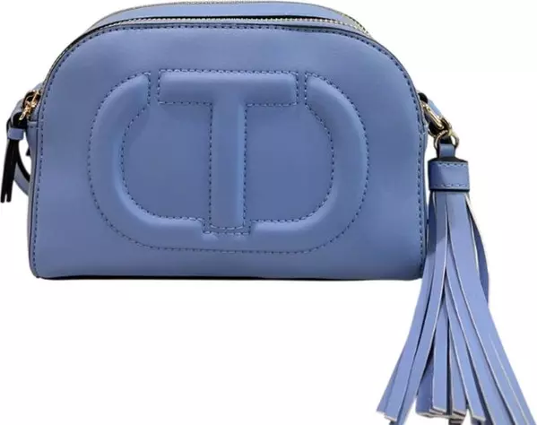 Blue PU Women Crossbody