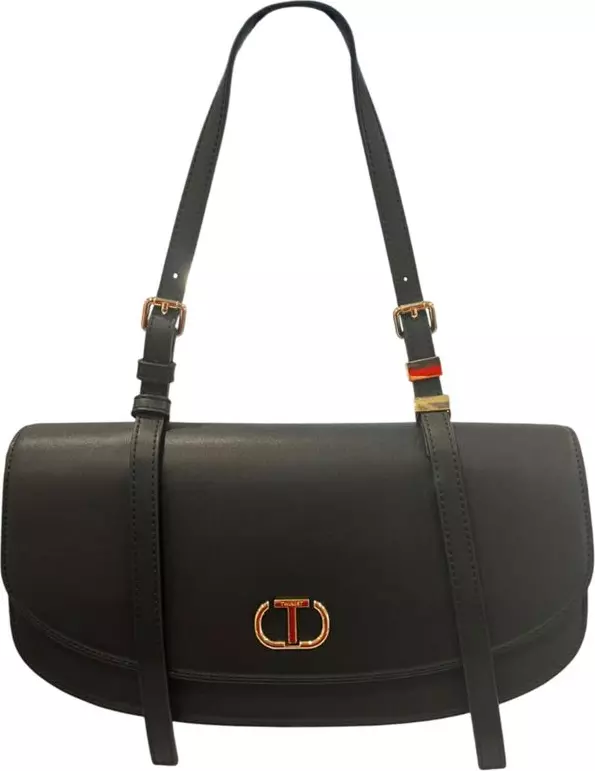 Black PU Women Shoulder Bag