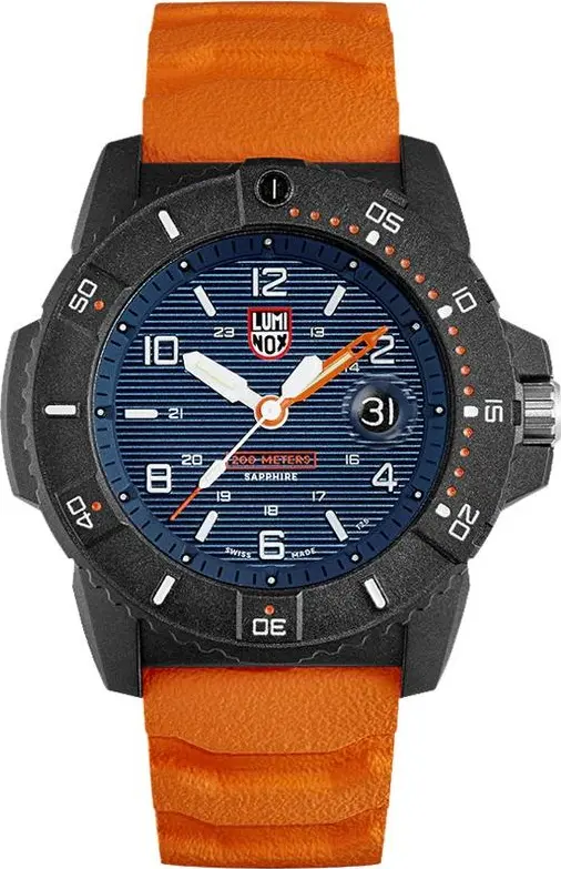 Orange Rubber Sport Watch