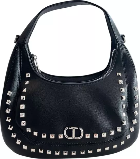Black PU Women Shoulder Bag