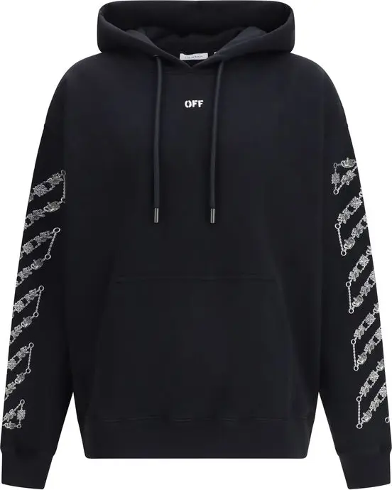 Black Cotton Sweatshirt