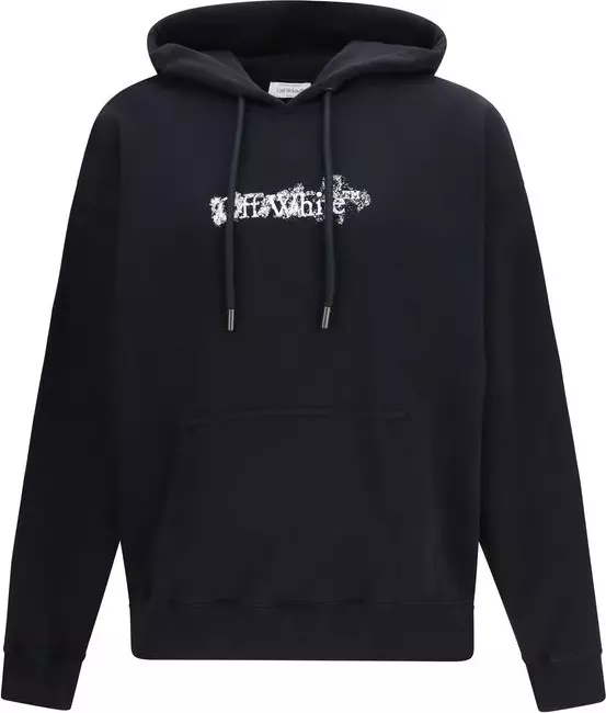 Black Cotton Sweatshirt