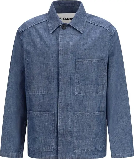 Blue Cotton Denim Jacket