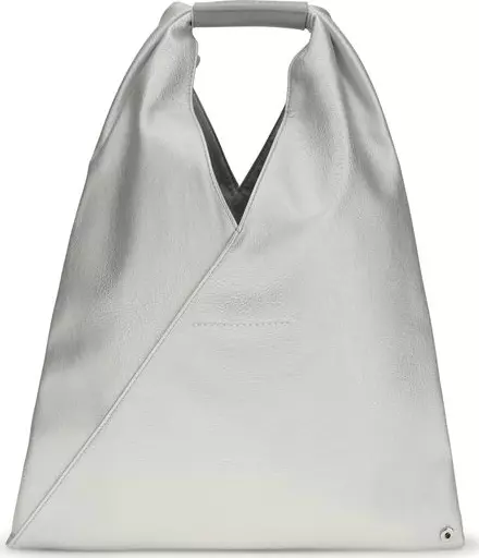 Silver Polyethylene Handbag