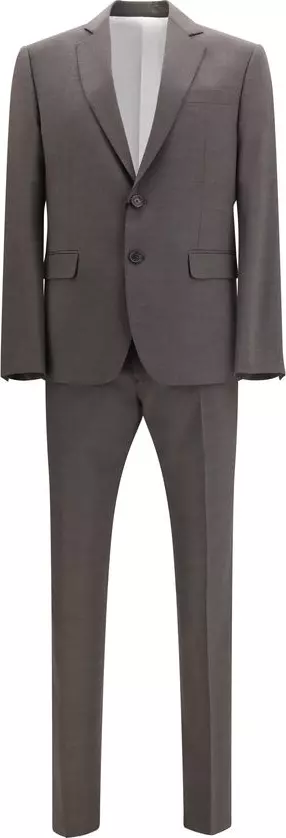 Gray Wool Two-Piece Suit
