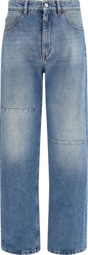 Blue Cotton Jeans Denim